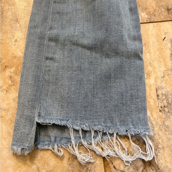 MOTHER Insider Crop Step Fray Jeans In Chatterbox Women’s Size 26 - Picture 4 of 16
